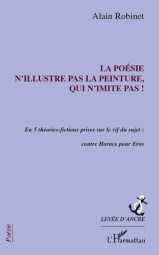 La poésie n'illustre pas la peinture, qui n'imite pas !. En 5 théories-fictions prises sur le vif du