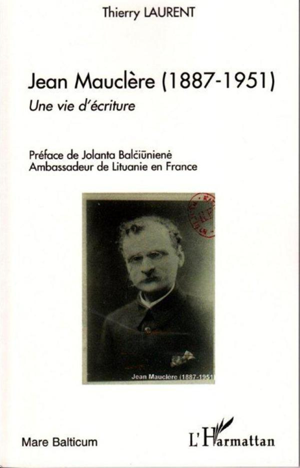 Jean Mauclère (1887-1951). Une vie d'écriture
