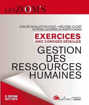 Gestion des ressources humaines exercices avec corrigés détaillés / 2017-2018