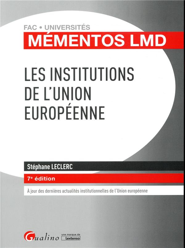 Les institutions de l'union européenne