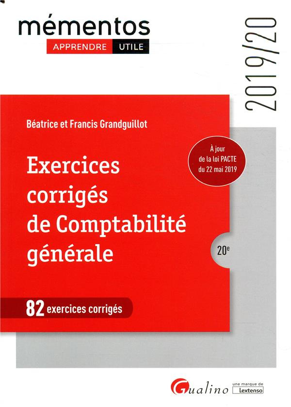 Exercices corrigés de comptabilité générale