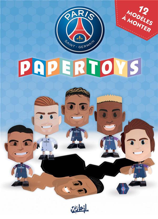 Papertoys Paris Saint-Germain. 12 modèles à monter