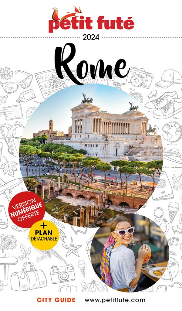 Petit Futé Rome. Edition 2024. Avec 1 Plan détachable