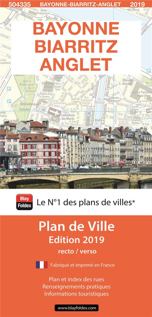 Bayonne, Biarritz, Anglet. 1/12 000, Edition 2019