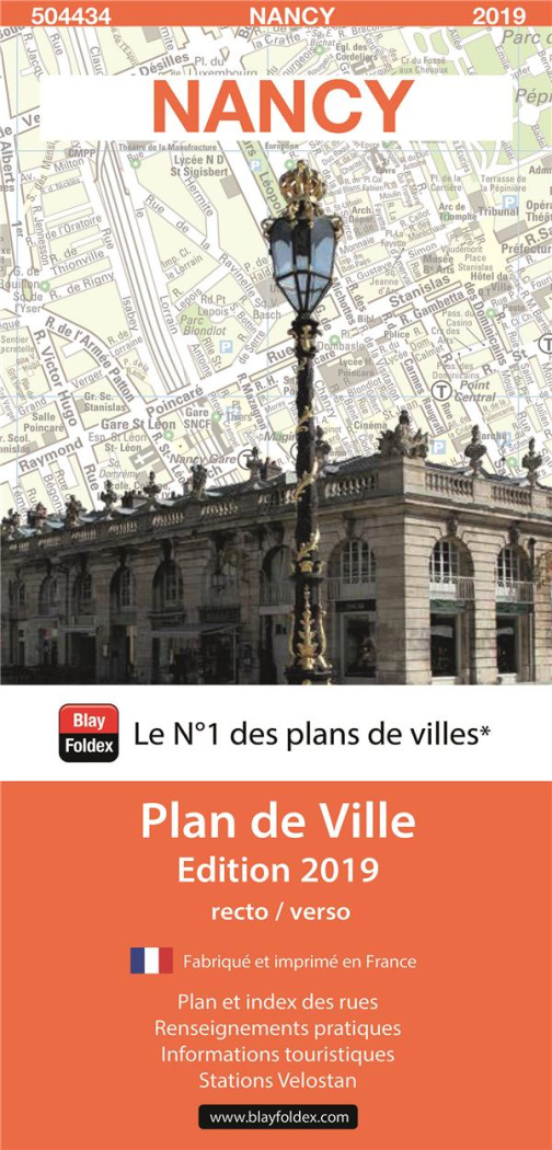 Nancy. 1/10 000, Edition 2019
