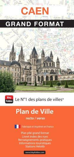 Caen grand format. 1/10 000, avec 1 Plan détachable