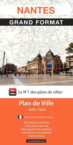 Nantes. Grand format 1/14 000, avec 1 Plan détachable