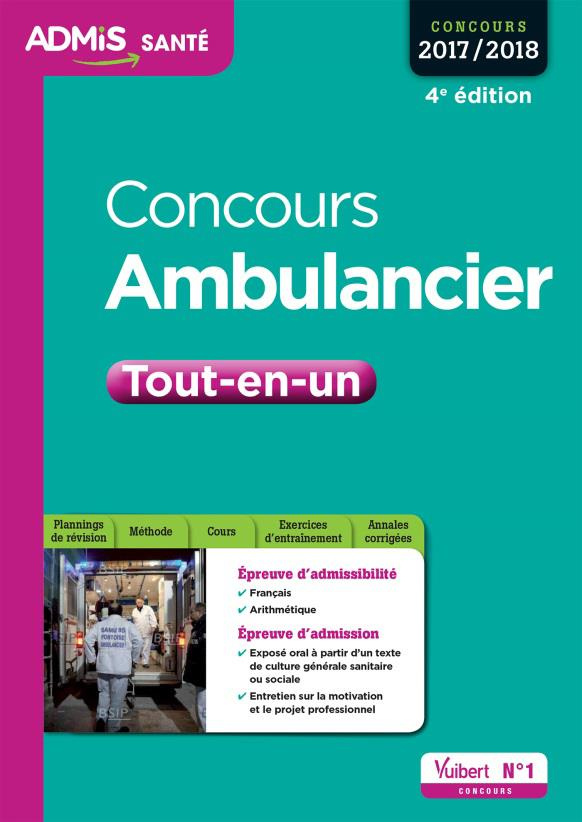Concours Ambulancier Tout-en-un. Edition 2017-2018