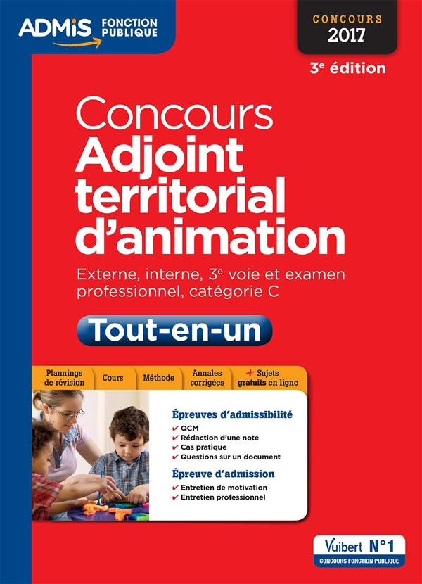Concours Adjoint territorial d'animation. Tout-en-un, 3e édition