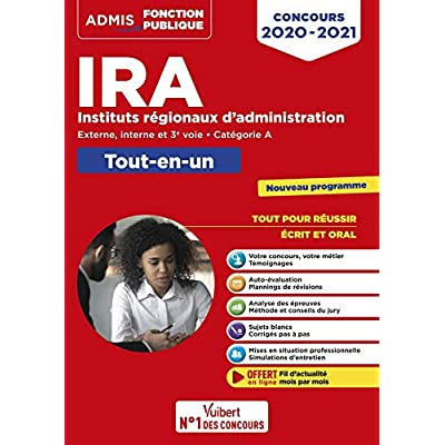 Concours IRA (Instituts Régionaux d'Administration). Tout-en-un, externe, interne et 3e voie, Editio