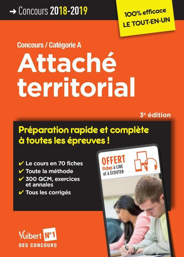 Attaché territorial, concours catégorie A. 3e édition