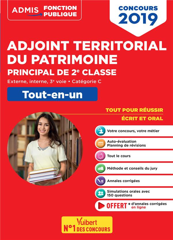 Concours adjoint territorial du patrimoine principal de 2e classe - Externe, interne, 3e voie, catég