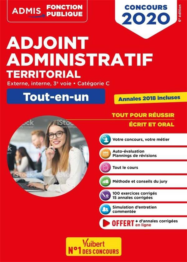 Concours adjoint administratif territorial. Tout-en-un, Edition 2020