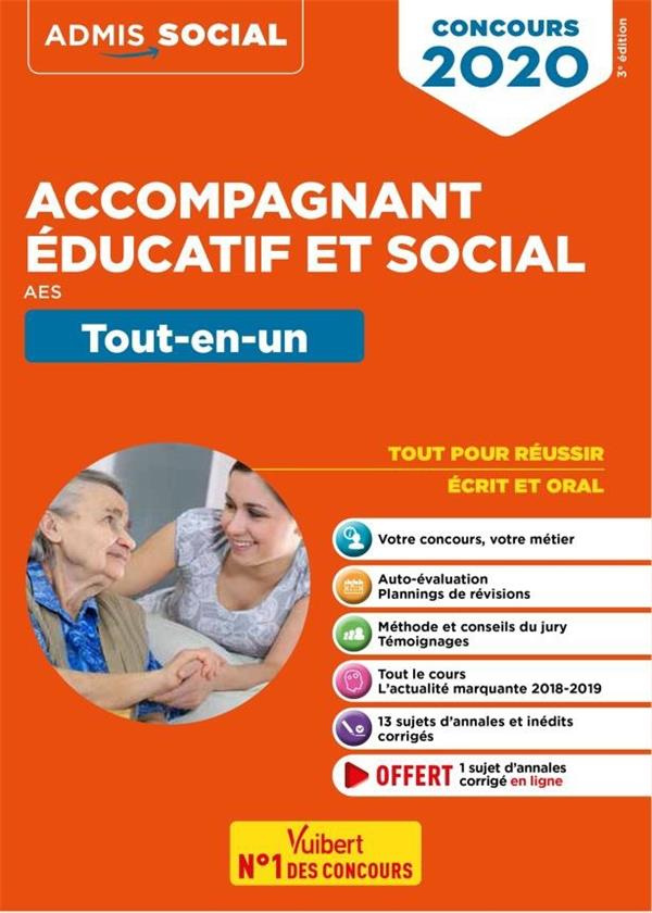 Concours Accompagnant éducatif et social AES. Tout-en-un, Edition 2020