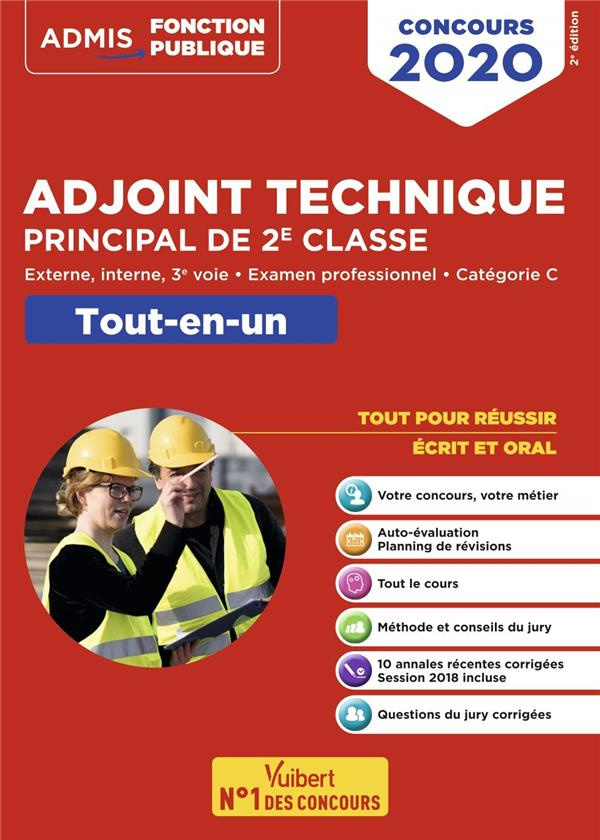 Concours adjoint technique principal de 2e classe - Externe, interne, 3e voie, examen professionnel,