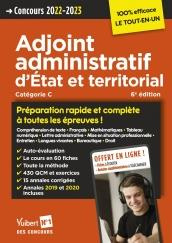 Concours Adjoint administratif d'Etat et territorial. Catégorie C, Edition 2022-2023