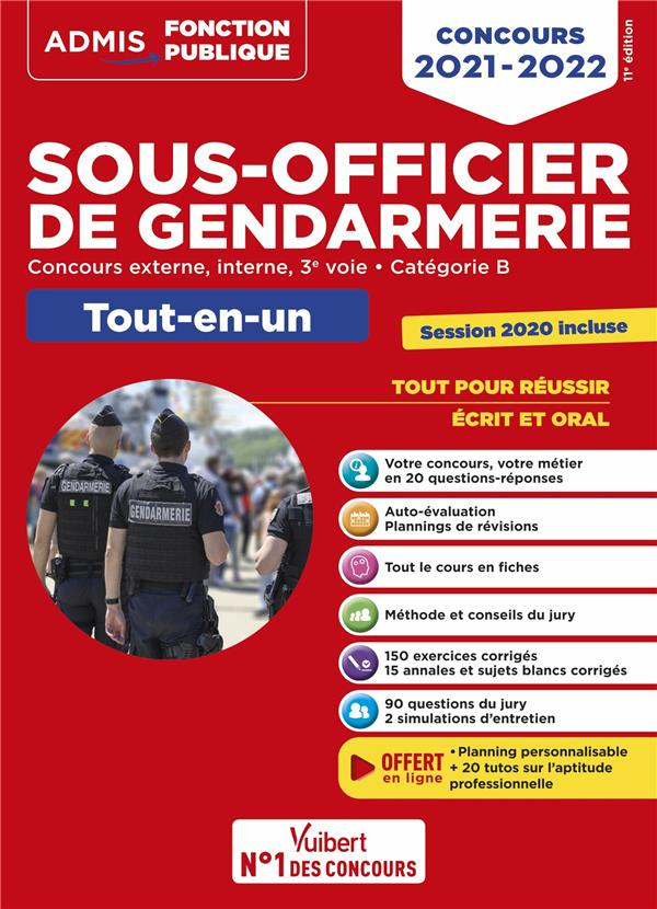 Concours Sous-officier de gendarmerie. Tout-en-un, Externe, interne et 3e voie, catégorie B, Edition