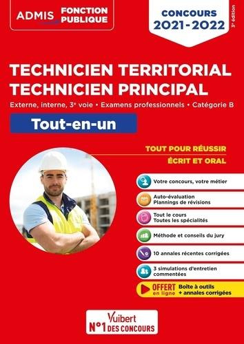 Concours technicien territorial, technicien principal. Tout-en-un externe, interne, 3e voie, examens