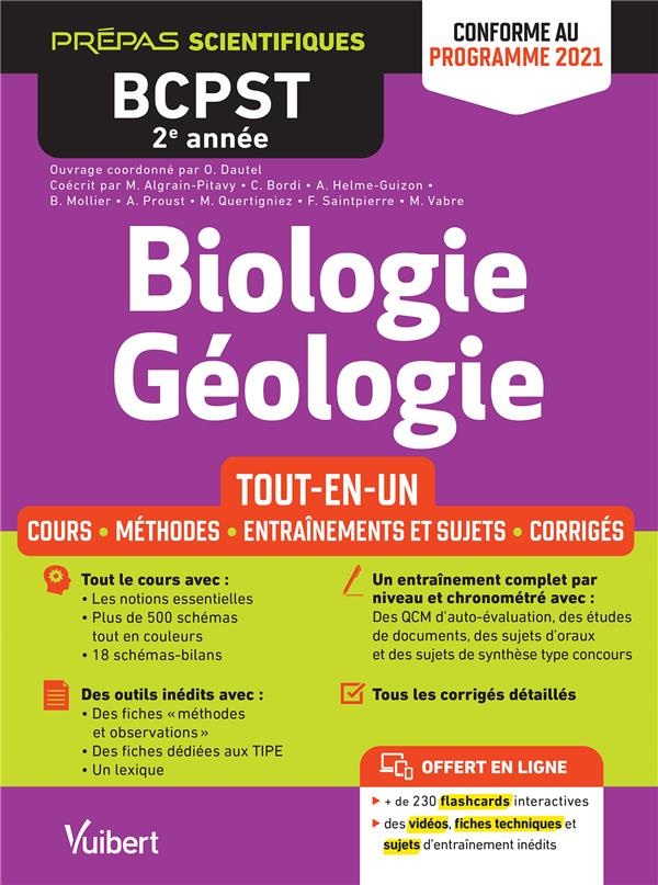 Biologie-Géologie BCPST 2e année. Tout-en-un
