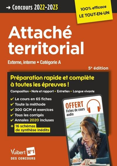Attaché territorial. Concours / Catégorie A, Edition 2022-2023