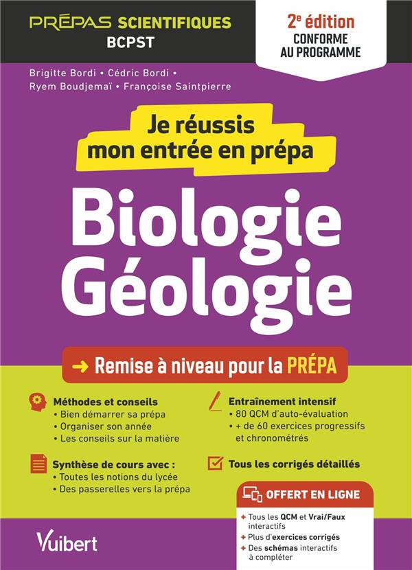 Je réussis mon entrée en prépa biologie-géologie. BCPST, 2e édition