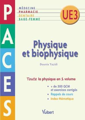 Physique et biophysique Paces UE3