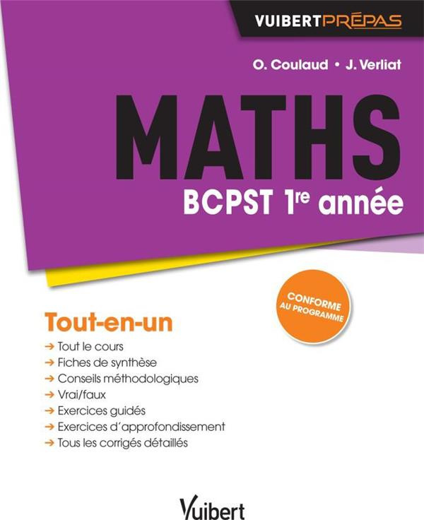 Maths et informatique BCPST 1re année