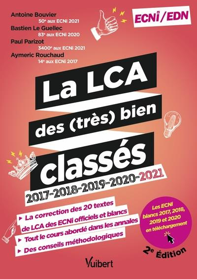 La LCA des (très) bien classés 2017-2018-2019-2020-2021. ECNi/EDN, 2e édition