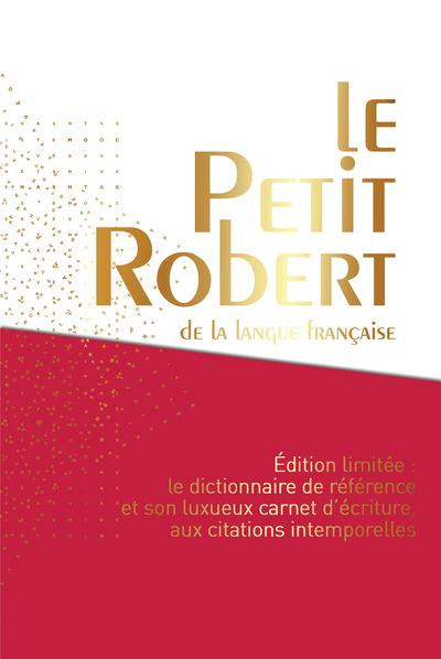Le Petit Robert. Coffret rouge avec carnet d'écritures, Edition 2015