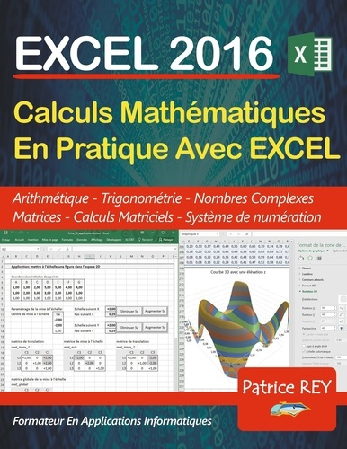Calculs mathematiques en pratique avec Excel 2016
