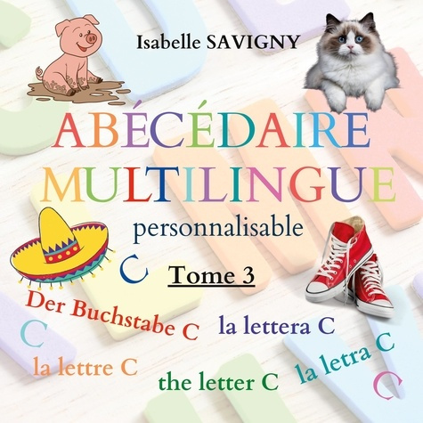 Abécédaire multilingue personnalisable. La lettre C