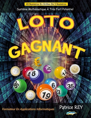 Loto gagnant. 49 numéros grilles de 5
