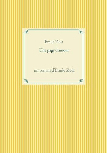 Une page d'amour