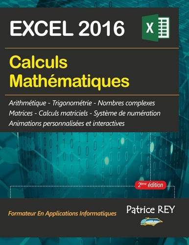 Calculs mathématiques avec EXCEL 2016