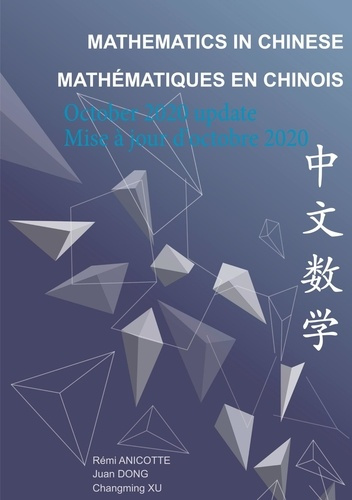 Mathématiques en chinois. 2e édition. Edition anglais-français-chinois