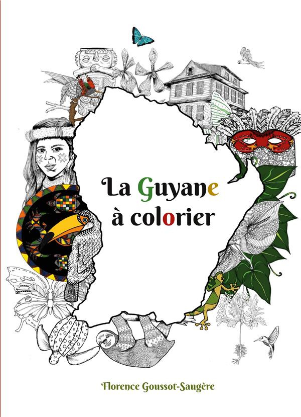 La Guyane à colorier