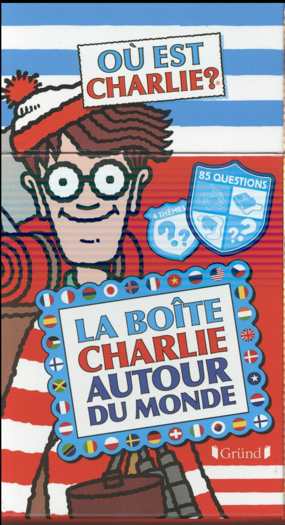 Où est Charlie ? La boîte Charlie autour du monde. Avec 85 cartes et un livret
