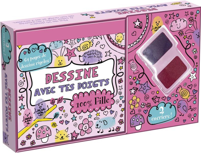 Dessine avec tes doigts. 100 % fille
