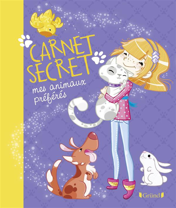 Carnet secret mes animaux préférés