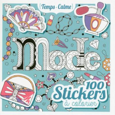 100 stickers à colorier Mode