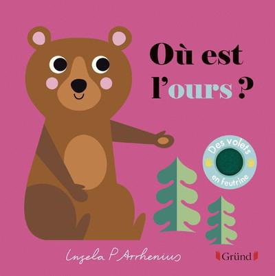 Où est l'ours ? Des volets en feutrine