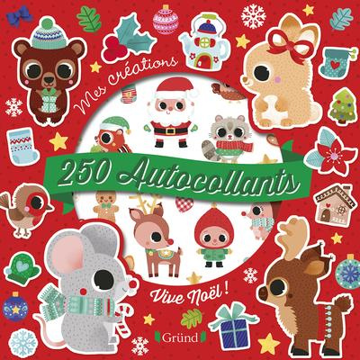 250 AUTOCOLLANTS - VIVE NOEL !