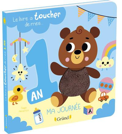 Le livre à toucher de mes 1 an. Ma journée