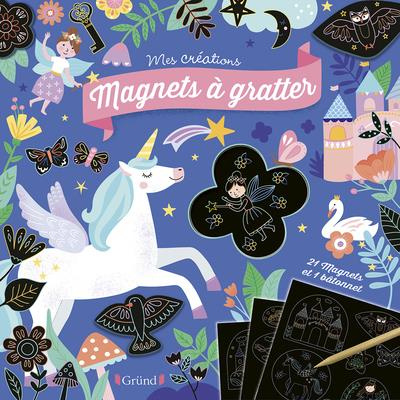 MAGNETS A GRATTER - LICORNES ET FEERIE