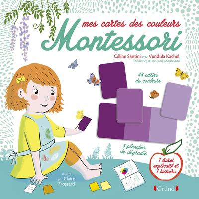 Mes cartes couleurs Montessori. Avec 1 cahier d'activités pour les enfants, 1 mode d'emploi pour les