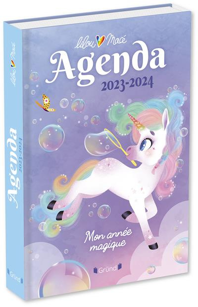 Agenda Lilou la licorne. Mon année magique, Edition 2023-2024