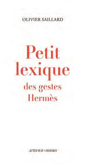 Petit lexique des gestes Hermès