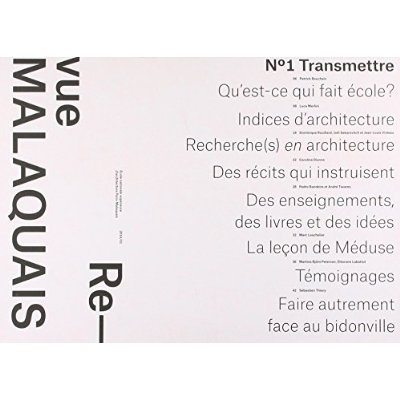 Revue Malaquais N° 1 : Transmettre
