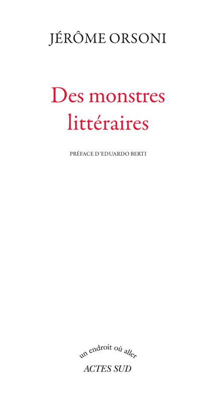 Des monstres littéraires