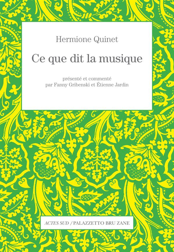 Ce que dit la musique